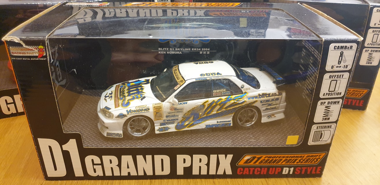 Hotworks racing 1/24 d1 grand prix cars. Blitz skyline £130
