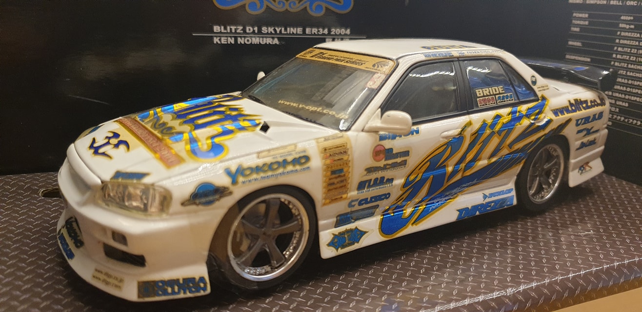Hotworks racing 1/24 d1 grand prix cars. Blitz skyline £130