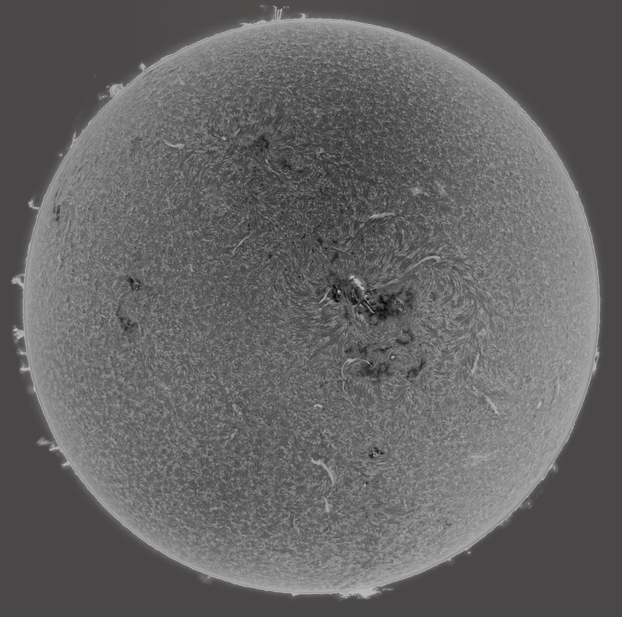 My - So here is an inverse version of the full disk sun I posted ...
