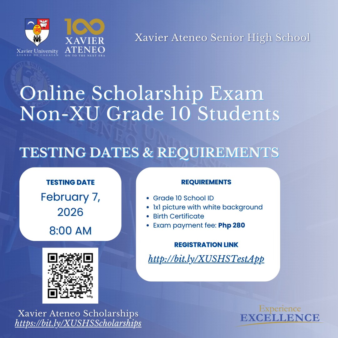 Xavier - To all examinees scheduled for the exam tomorrow, February 7 ...