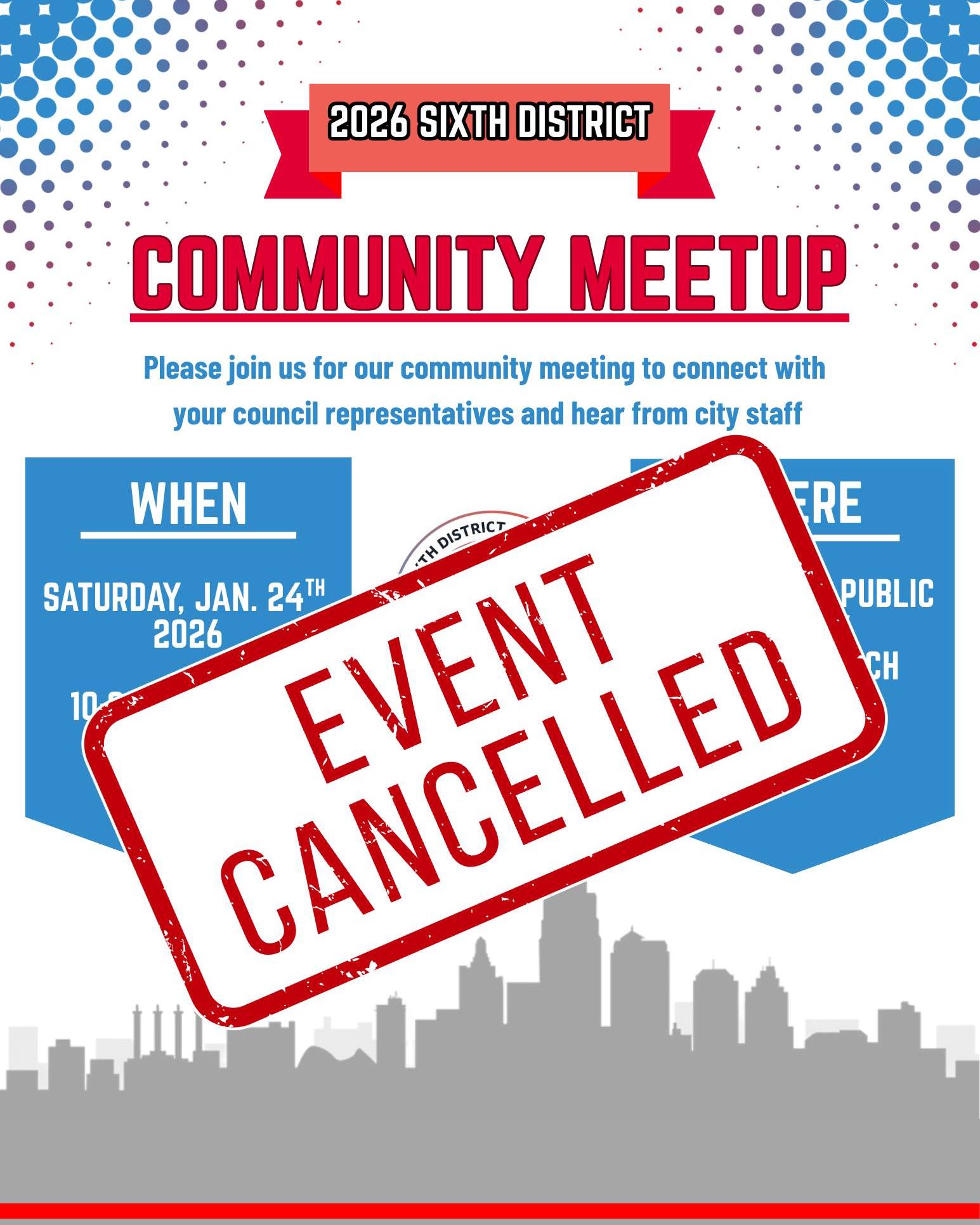 ⚠️ Event Update: Sixth District... - Plaza District Council | Facebook