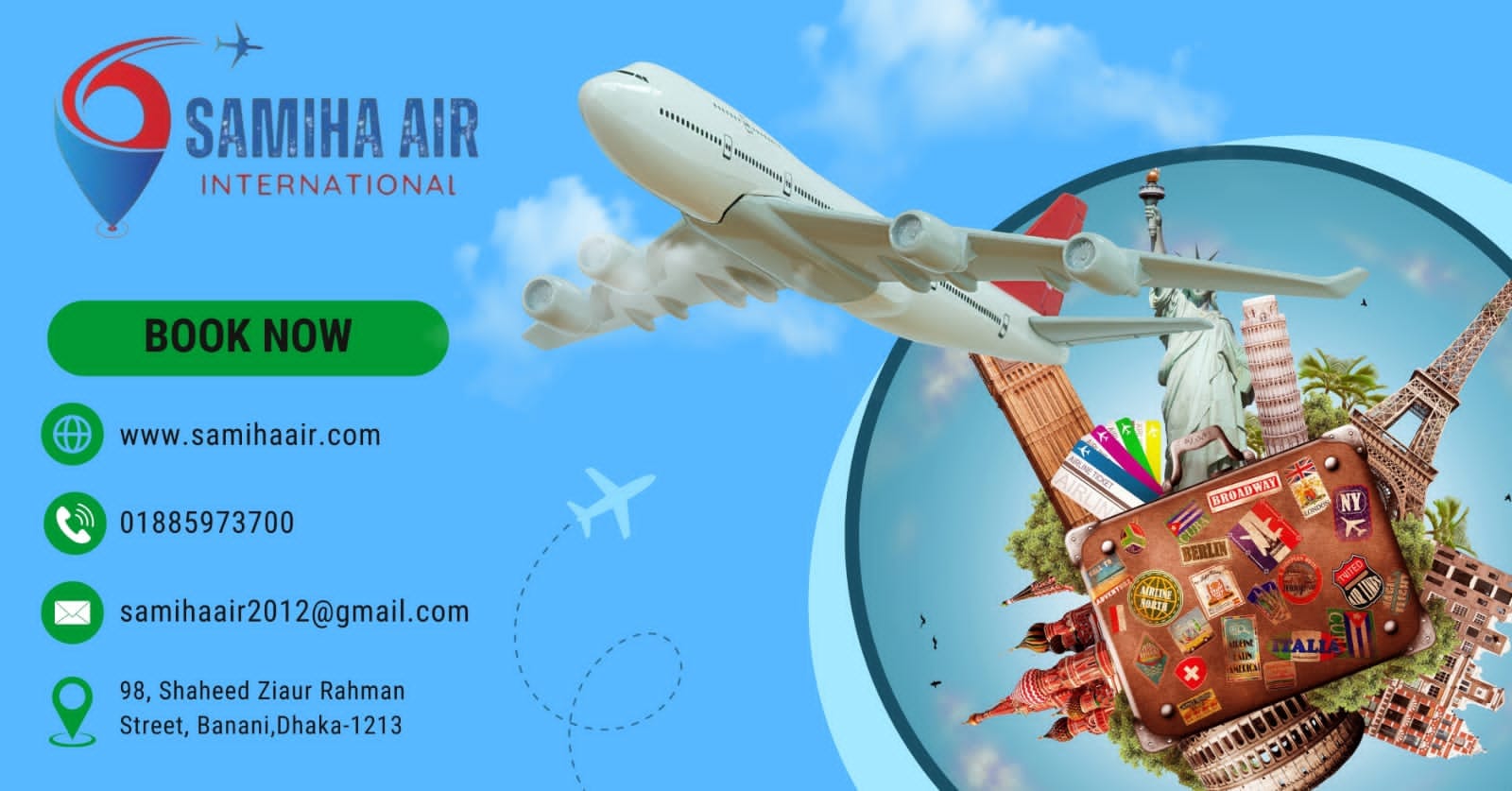 Samiha Air International | Dhaka