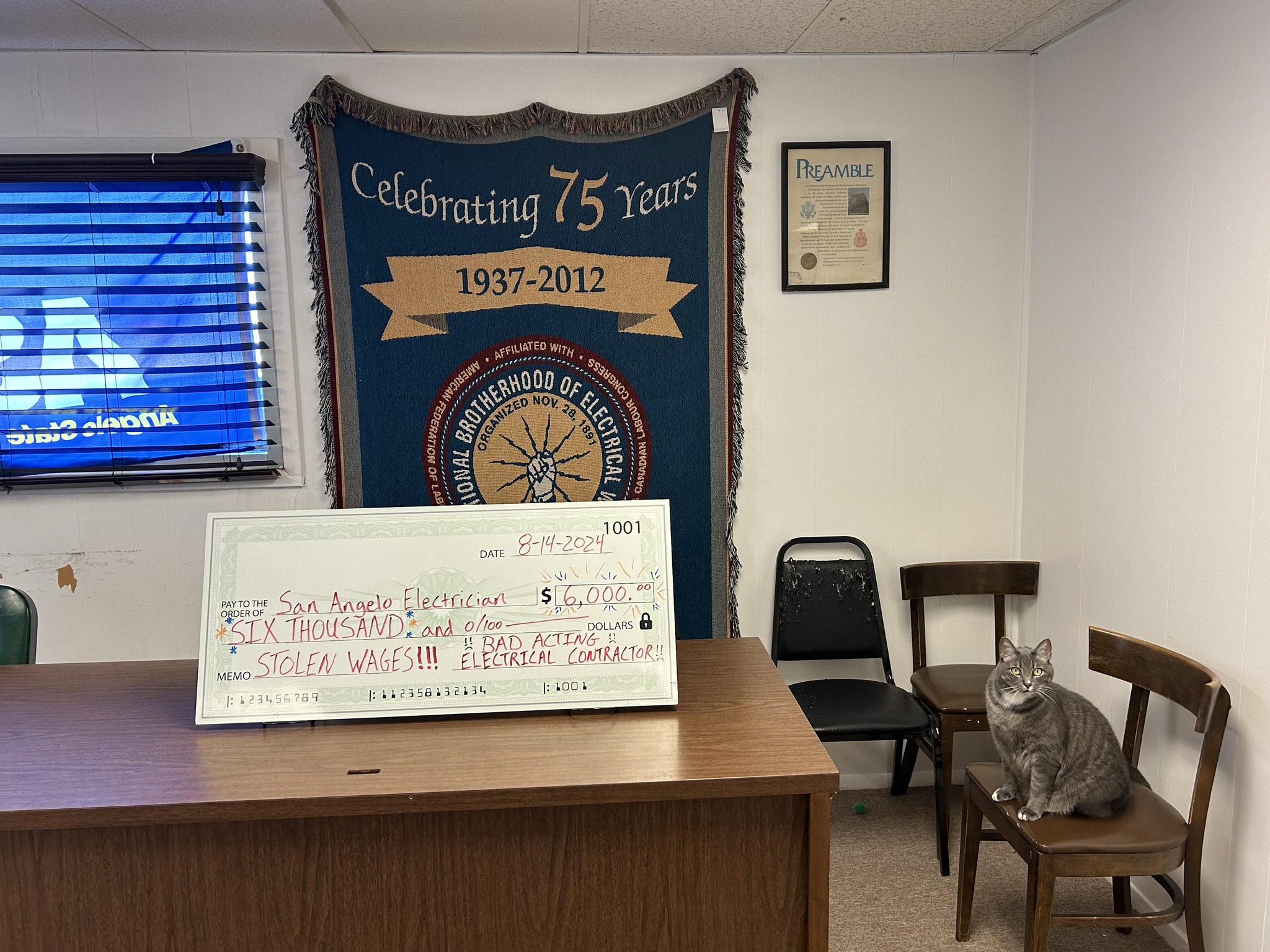 Billy says: Look what the IBEW... - IBEW Local 520 San Angelo | Facebook