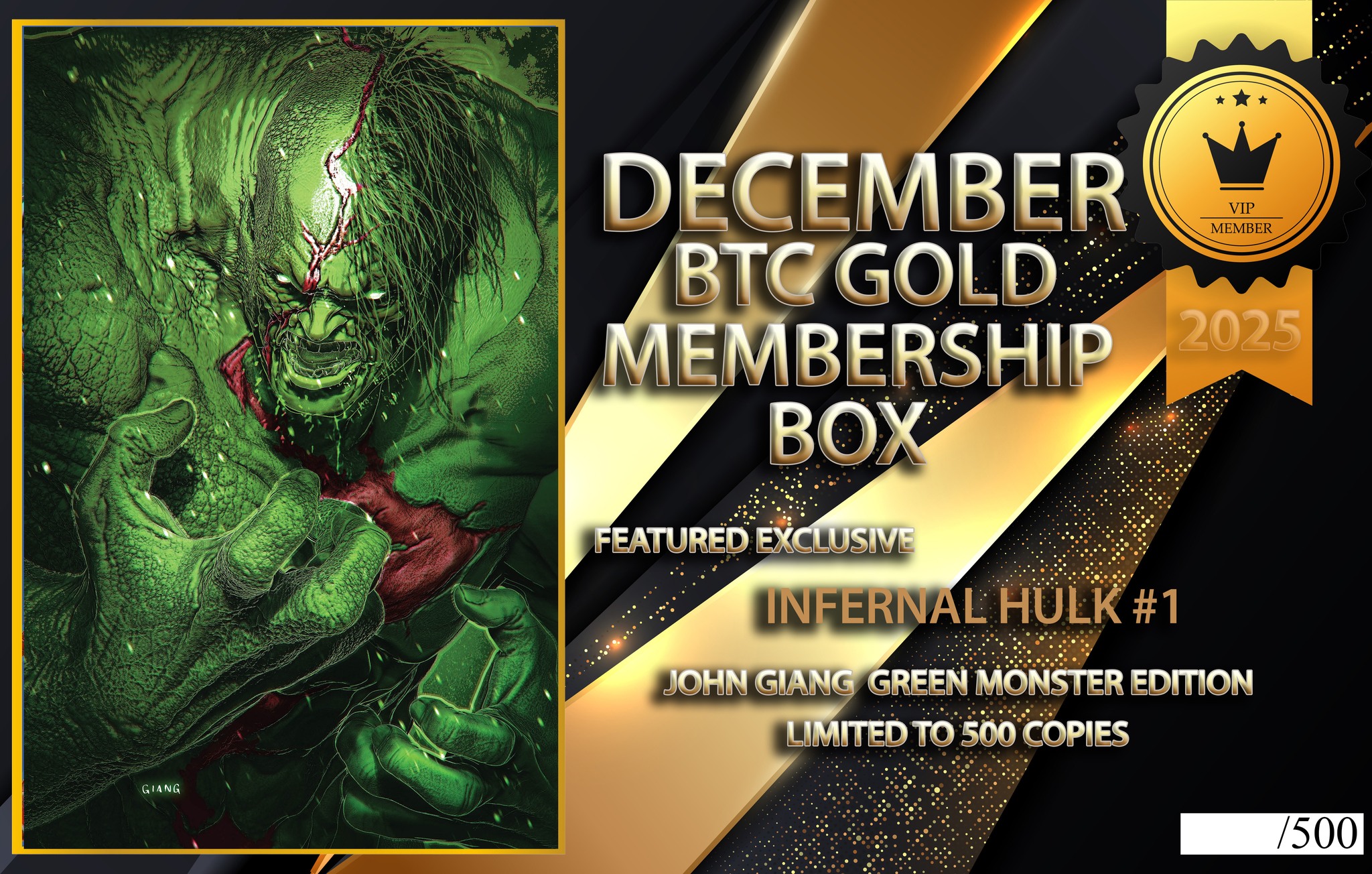 🚨🚨🚨🚨YOUR BTC GOLD MEMBERSHIP BOX EXCLUSIVE FOR DECEMBER IS