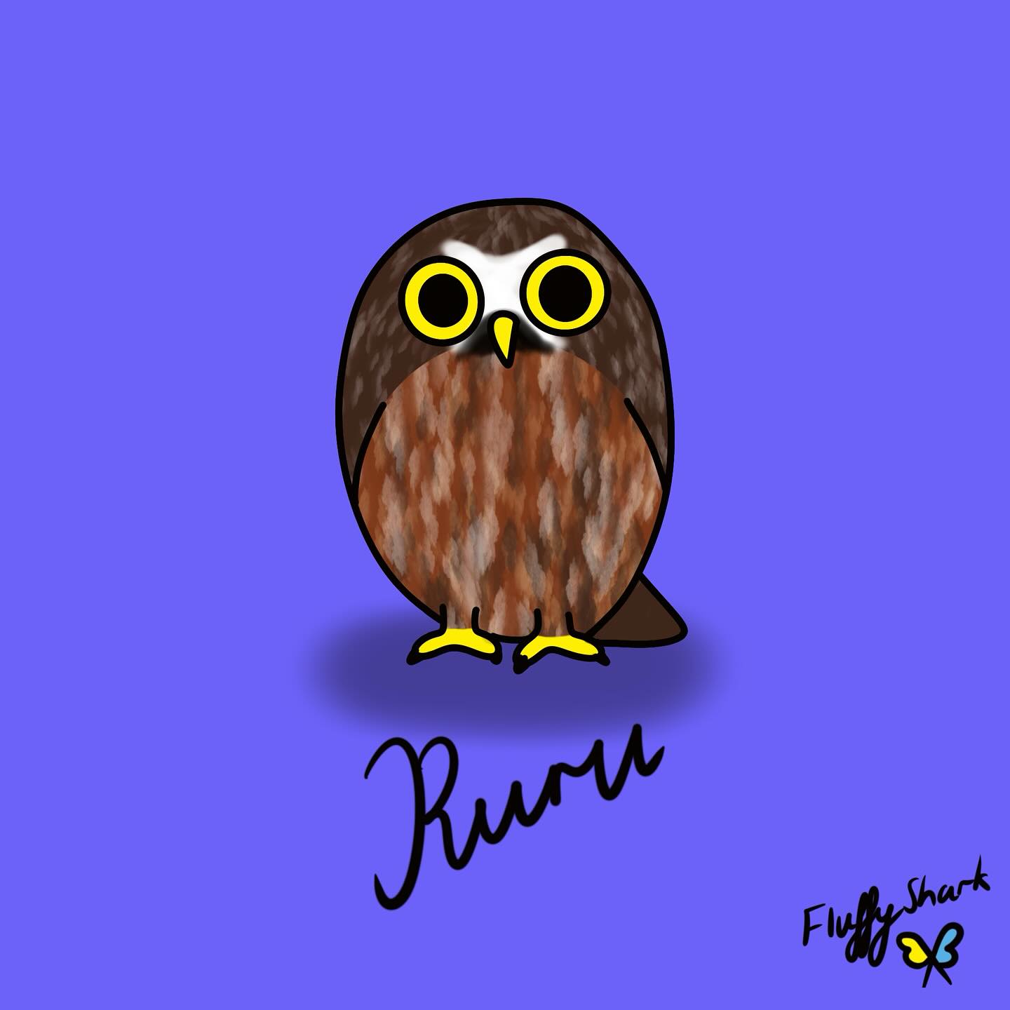 Fluffy - Ruru. Also known as the morepork. One of New Zealand’s most ...