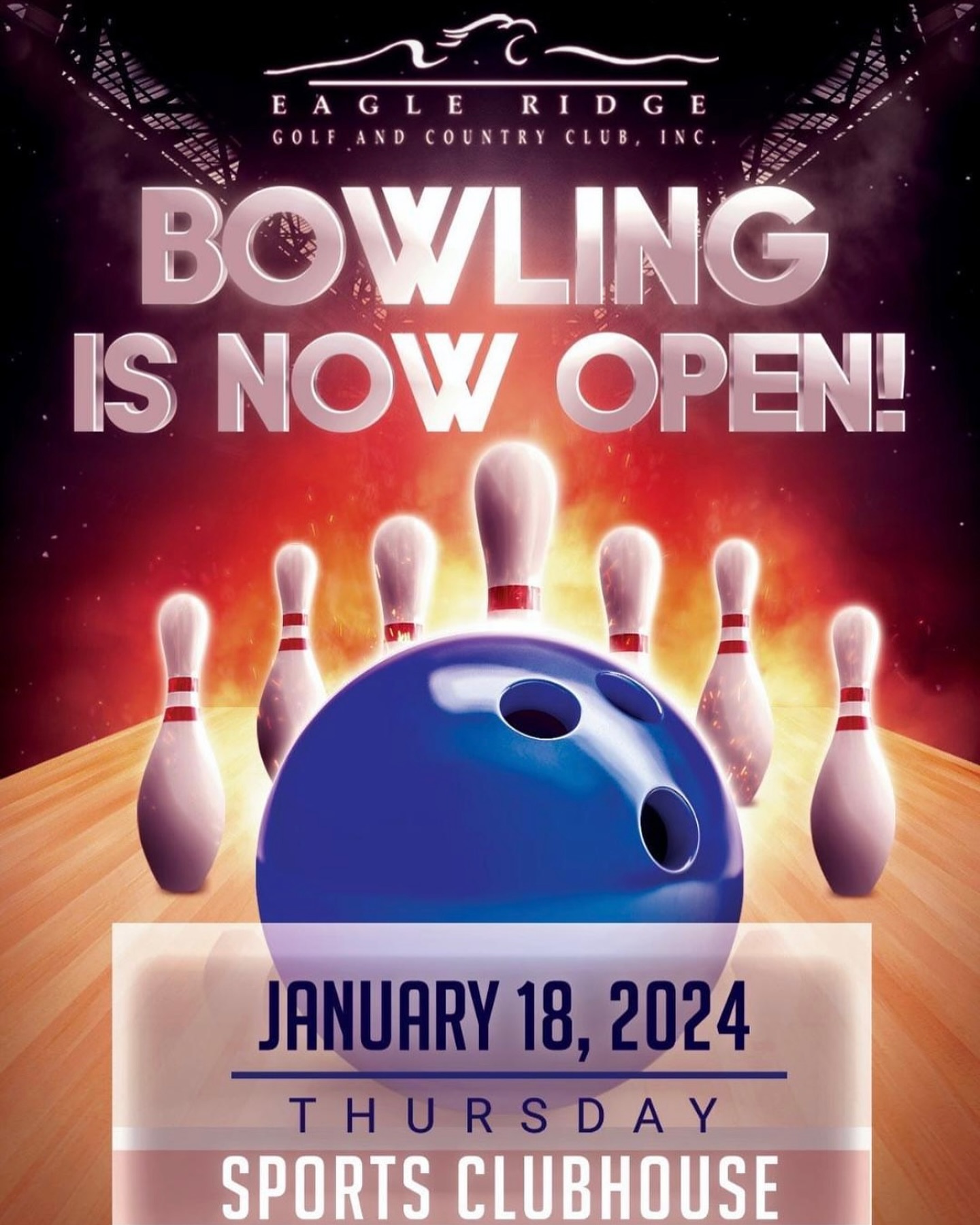 Bowling lanes are now... - Eagle Ridge Golf & Country Club | Facebook