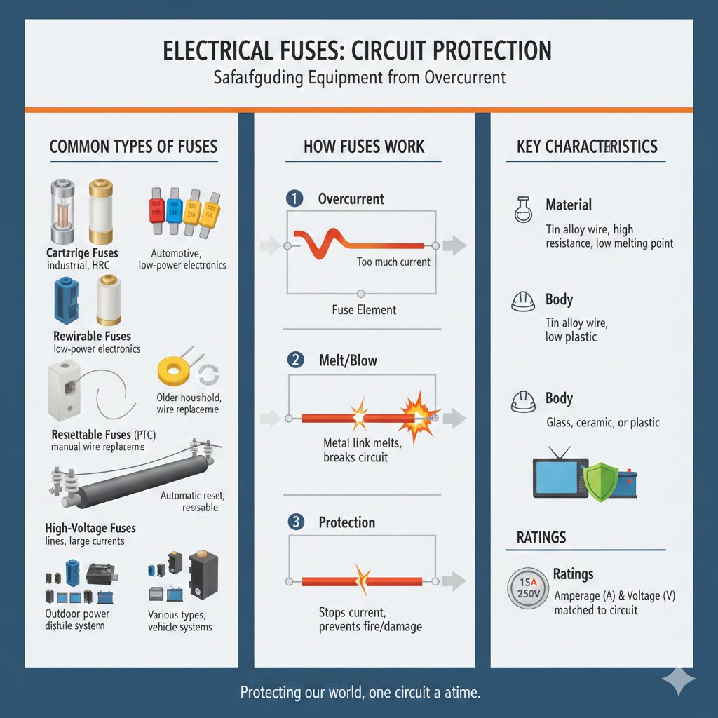 Power - Fuses and common types of fuses : | Facebook