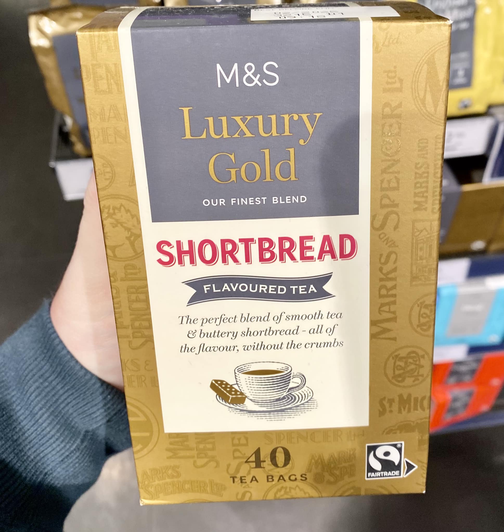 Newfoodsuk - Shortbread flavoured tea spotted at M&S,...