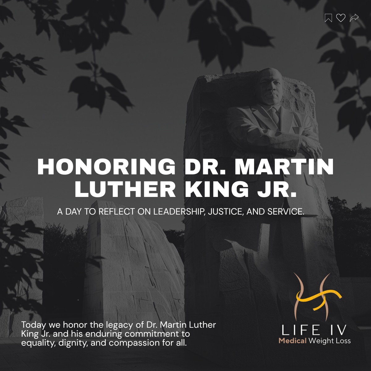 Today, we honor the legacy of Dr.... - Life IV Weight Loss | Facebook