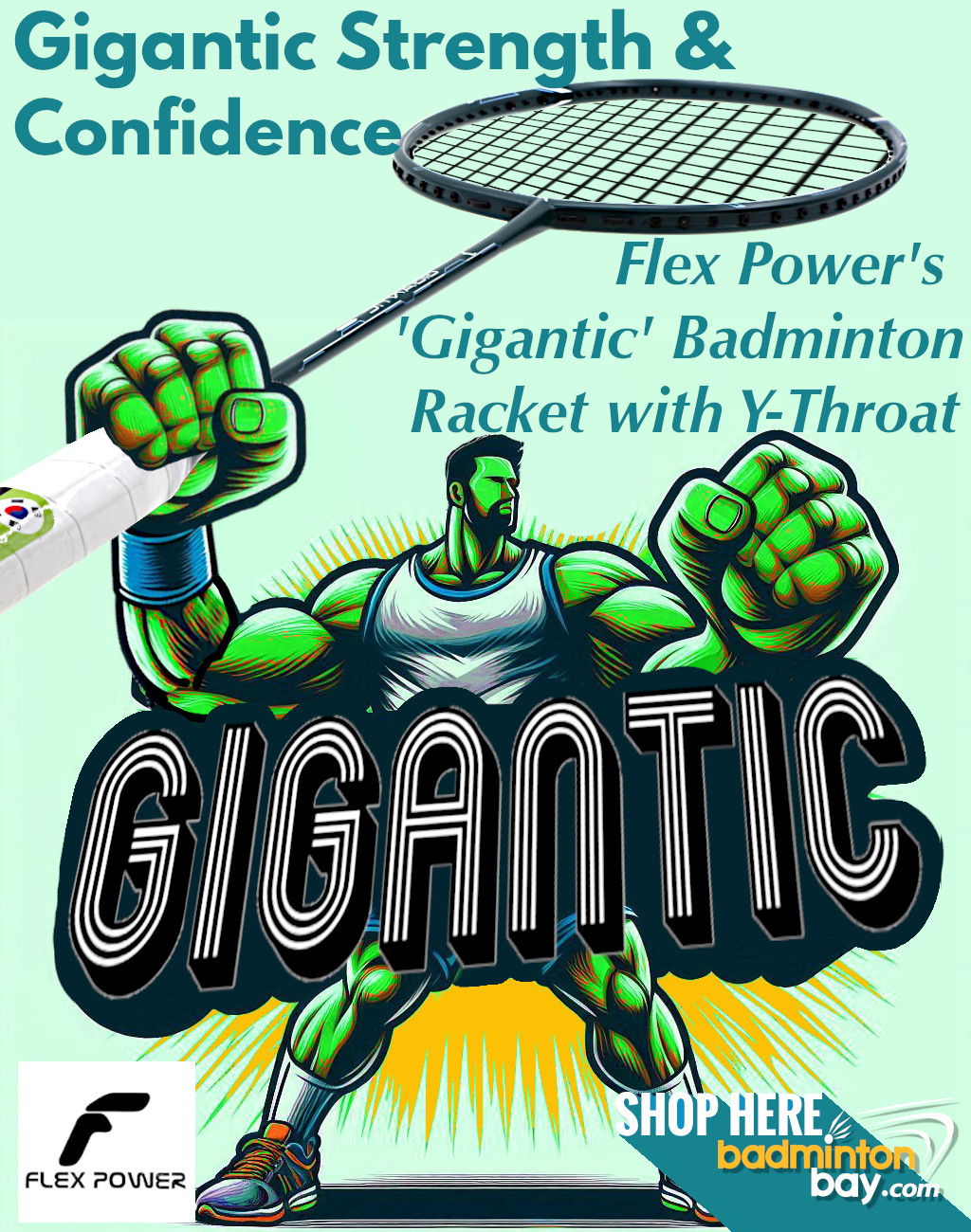 Badminton Bay - Flex Power's latest 'Gigantic' badminton racket brings ...
