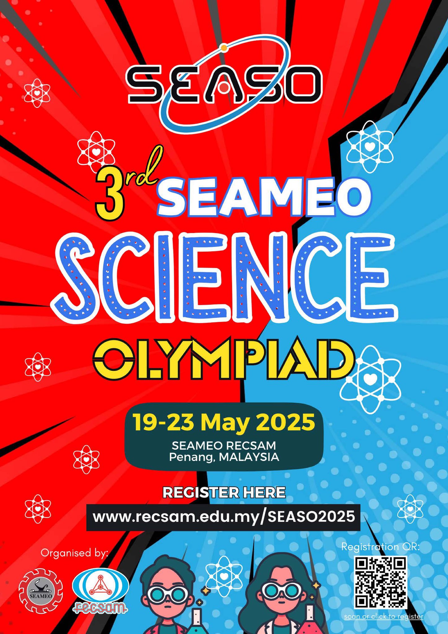 SEAMEO RETRAC - 🌟 𝟑𝐫𝐝 𝐒𝐄𝐀𝐌𝐄𝐎 𝐒𝐜𝐢𝐞𝐧𝐜𝐞 𝐎𝐥𝐲𝐦𝐩𝐢𝐚𝐝 (𝐒𝐄𝐀𝐒𝐎) 𝟐𝟎𝟐𝟓... | Facebook