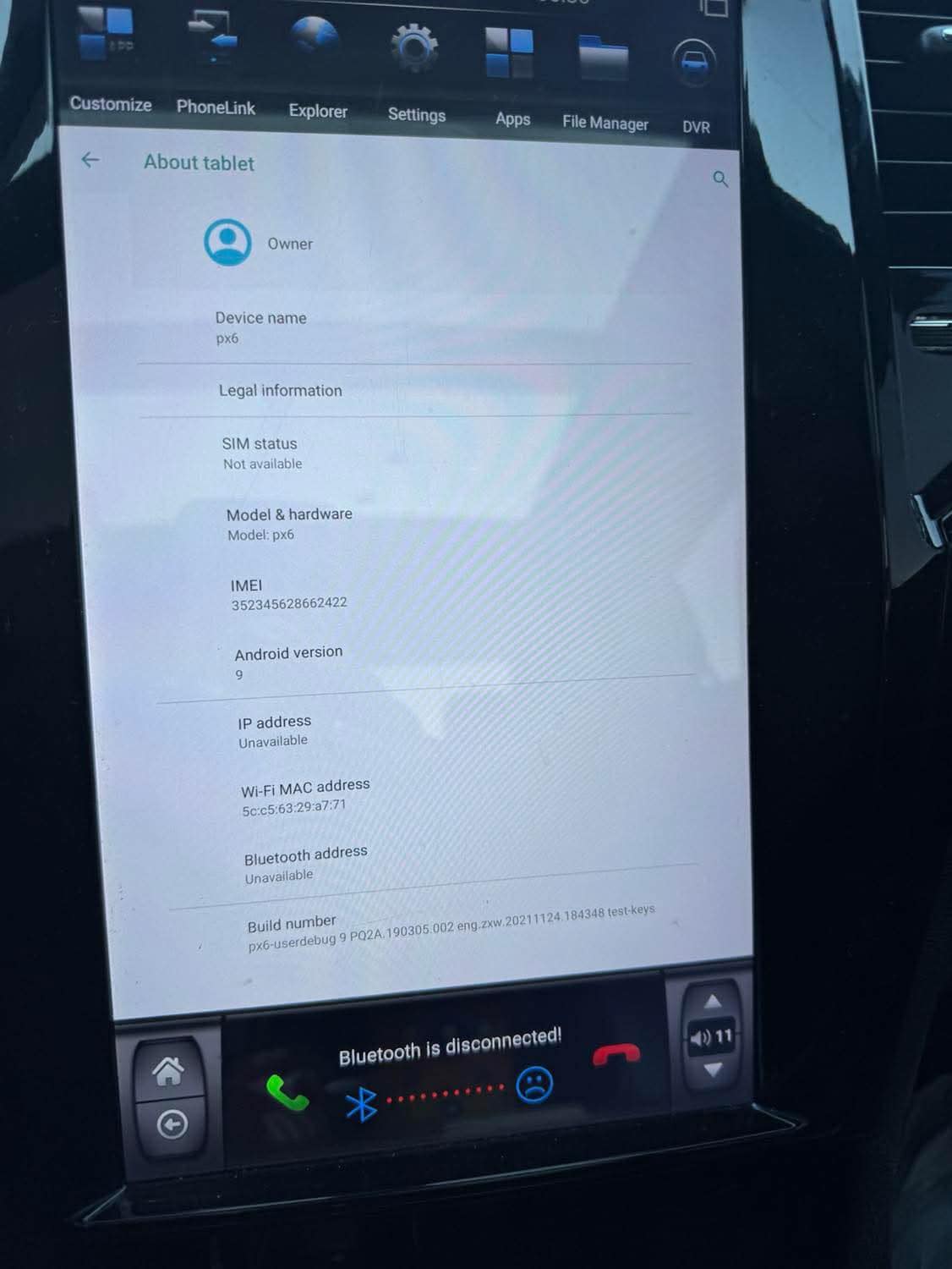 Phoenix automotive radio 7870 factory reset code?