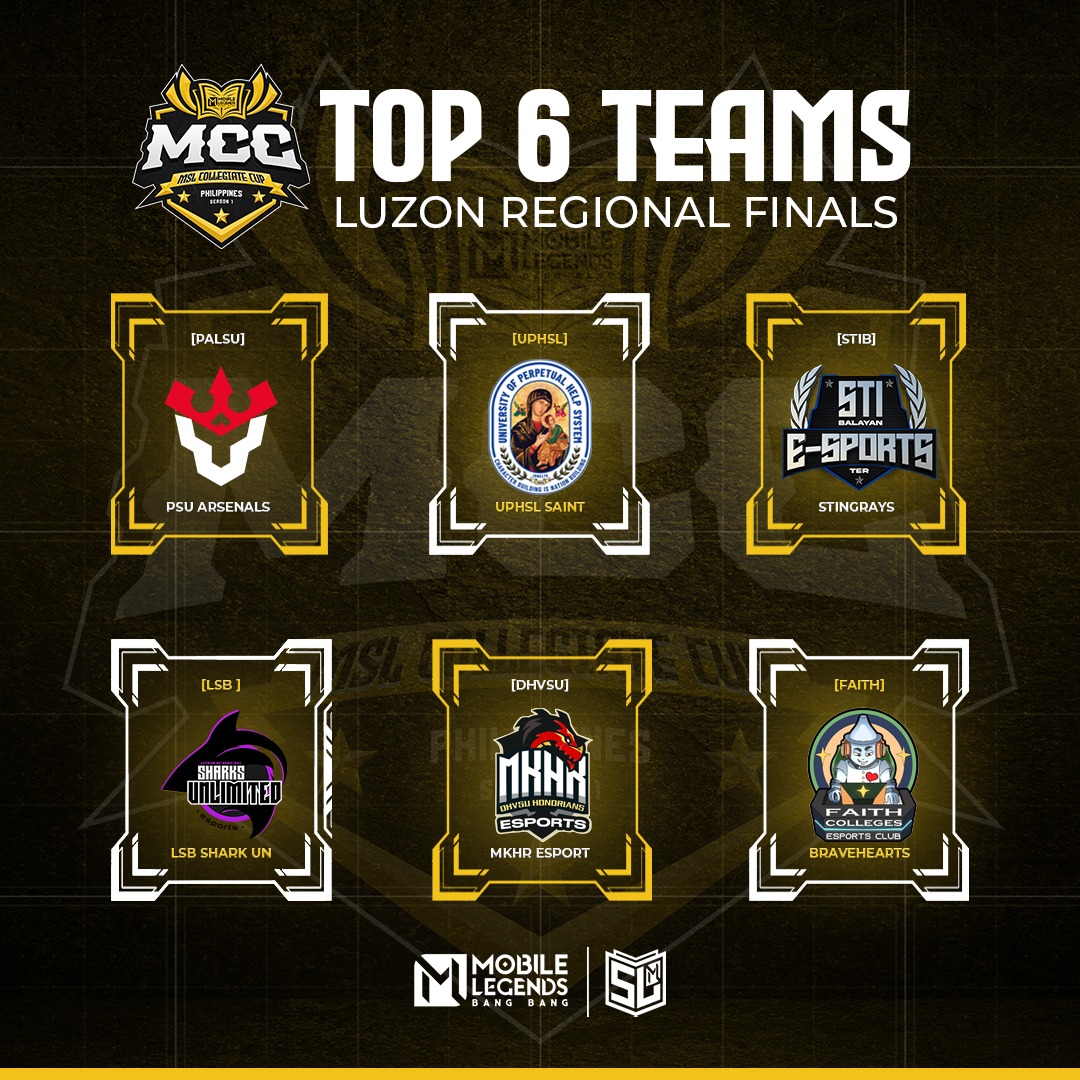 Moonton - #MCCRegionals - The 6 Remaining Teams of the Luzon! 6️⃣☝️ The ...