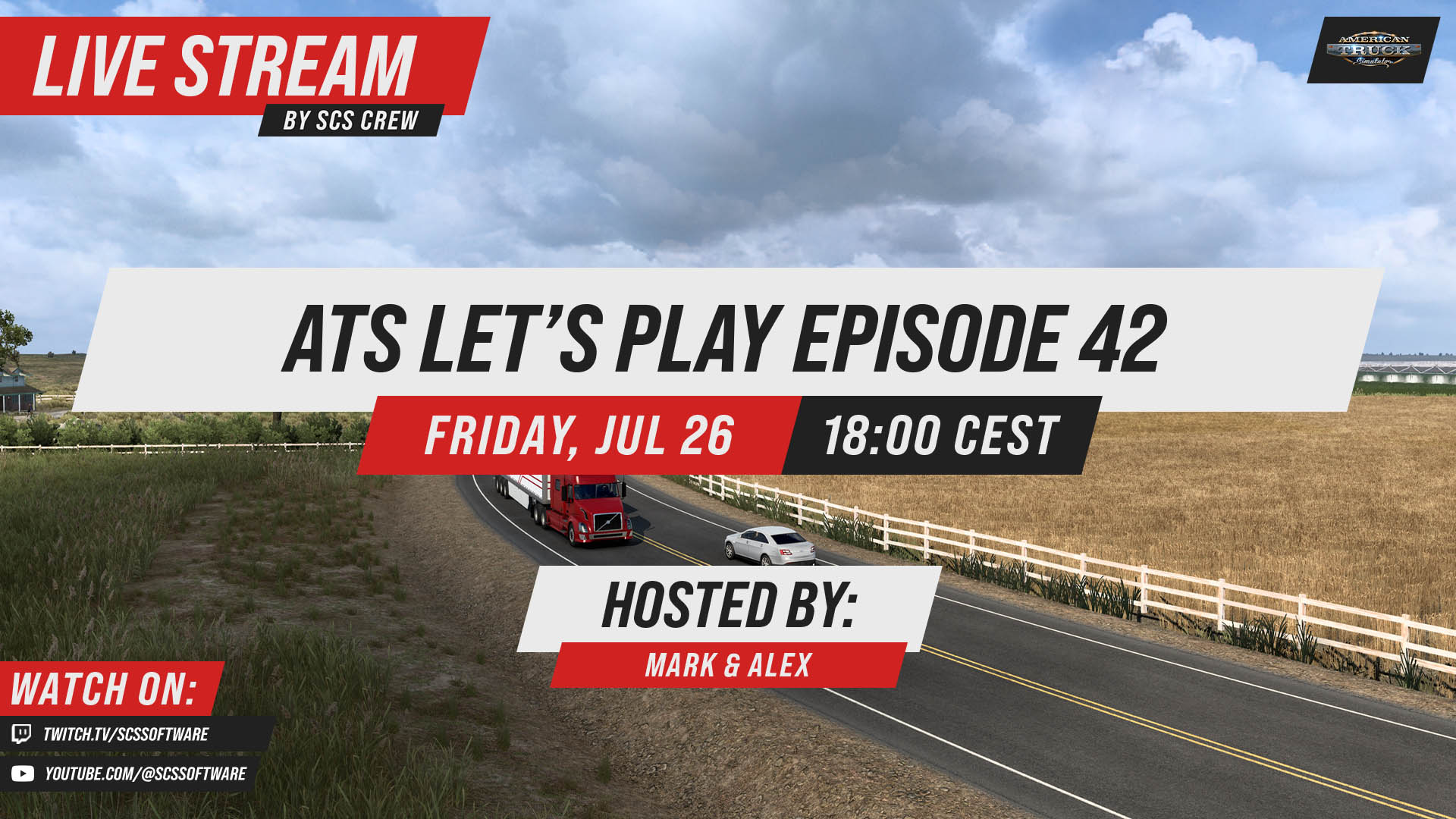SCS - American Truckin' on a Friday 🤠 Join Mark & Alex as they hit the ...