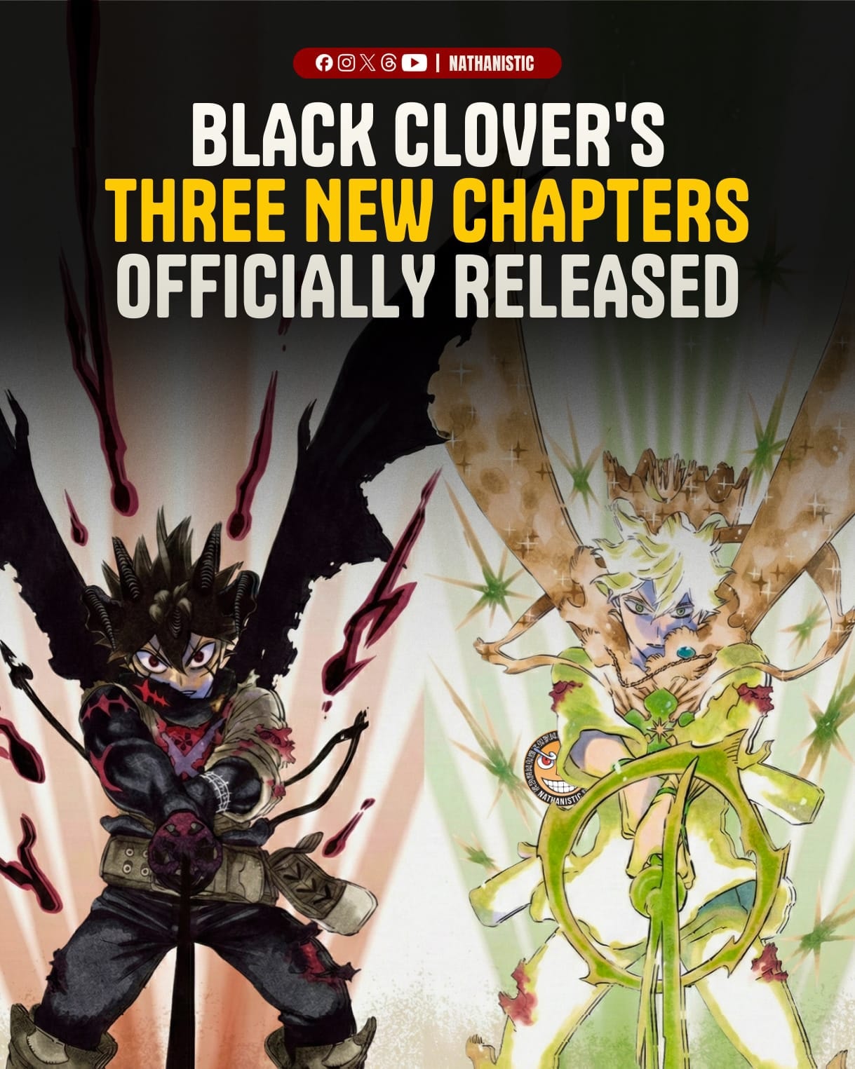 Nathanistic - Yuki Tabata released Black Clover chapters 387–389 on ...