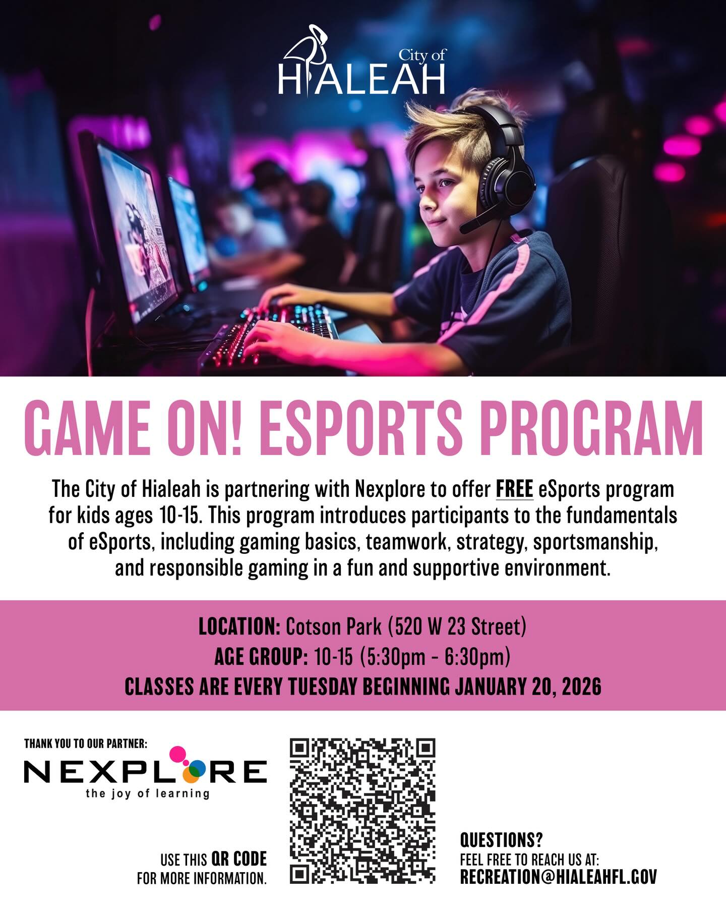 Hialeah - 🎮 GAME ON! 🎮 Level up your skills with our FREE eSports ...