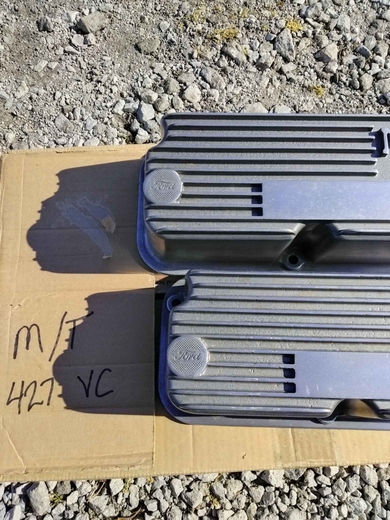 Big block ford FE 427 Mickey Thompson Valve Covers - Car Emblems ...
