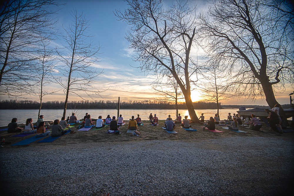 Yoga by the River - Sunset Flow