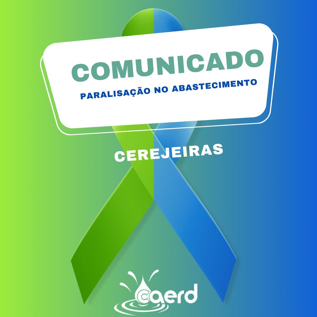 Caerd Rondônia - COMUNICADO - CEREJEIRAS Informamos a...