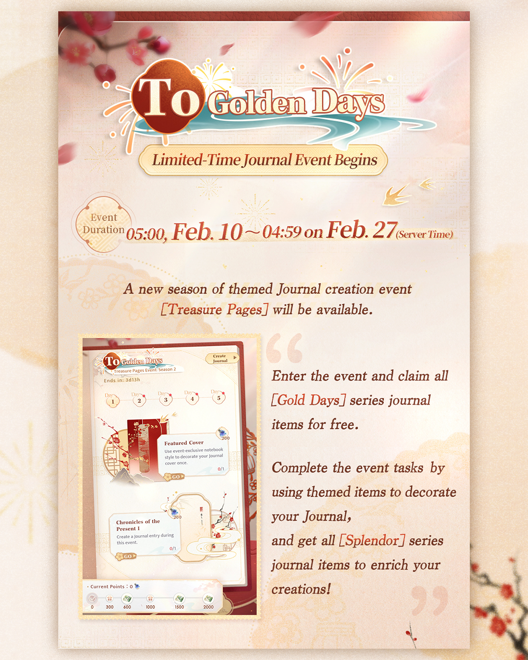 📖New Themed Journal Event [To Golden... - Love and Deepspace | Facebook