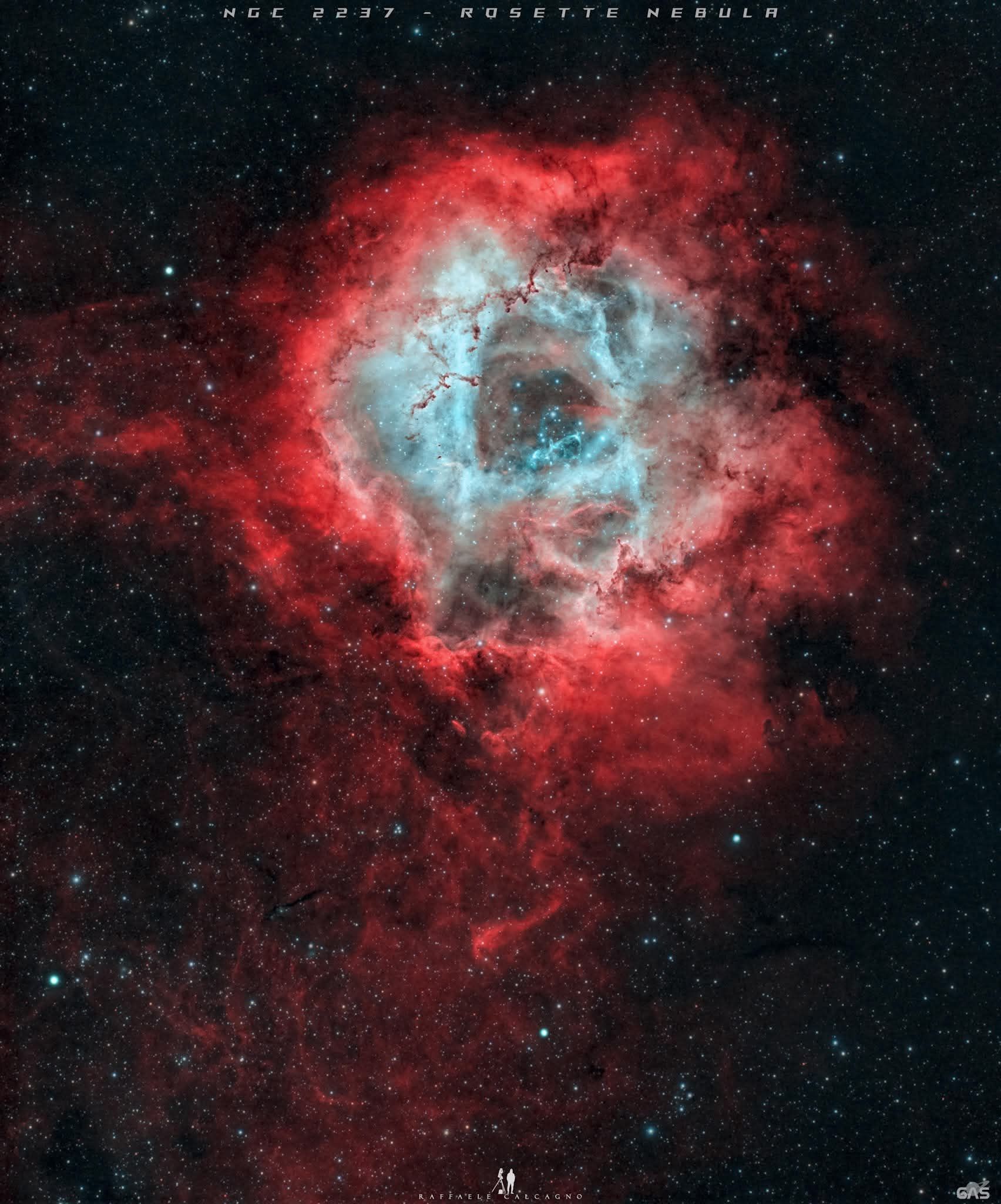 Rosette nebula for Valentine's Day