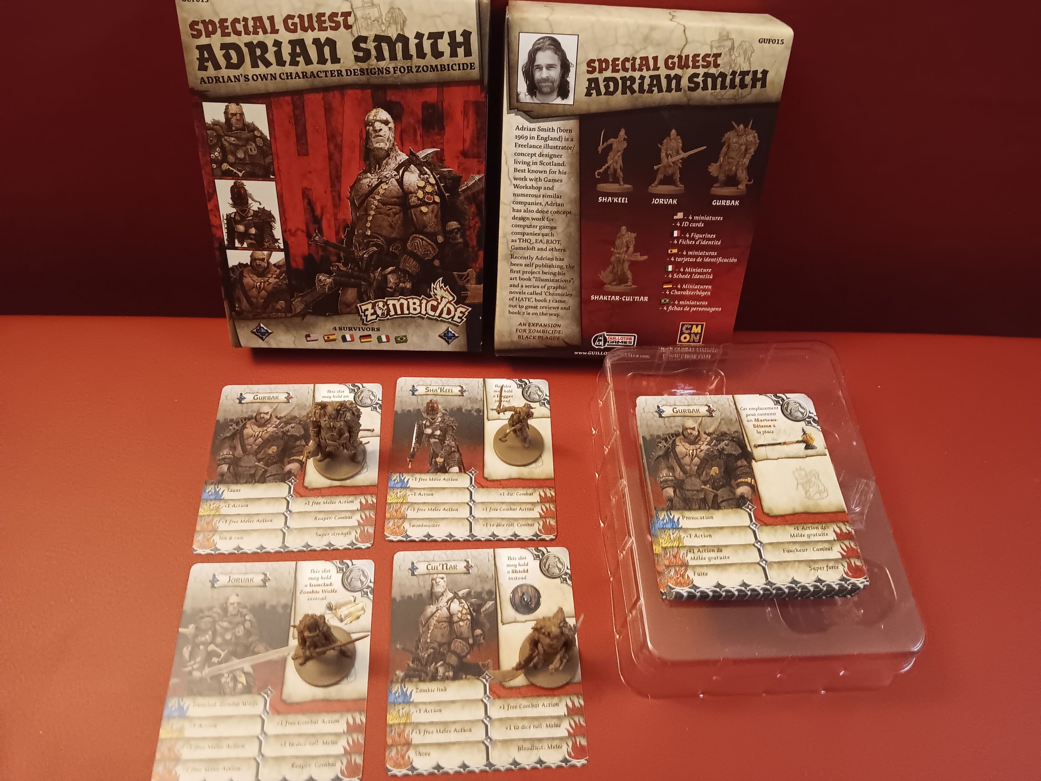 Carte Extension RUSTY MINI+ENG. CARD Pour Zombicide Undead Or Alive - KS Exclusive
