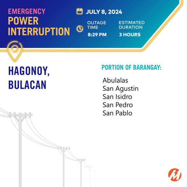 Meralco - Your area in Hagonoy and Paombong, Bulacan may...