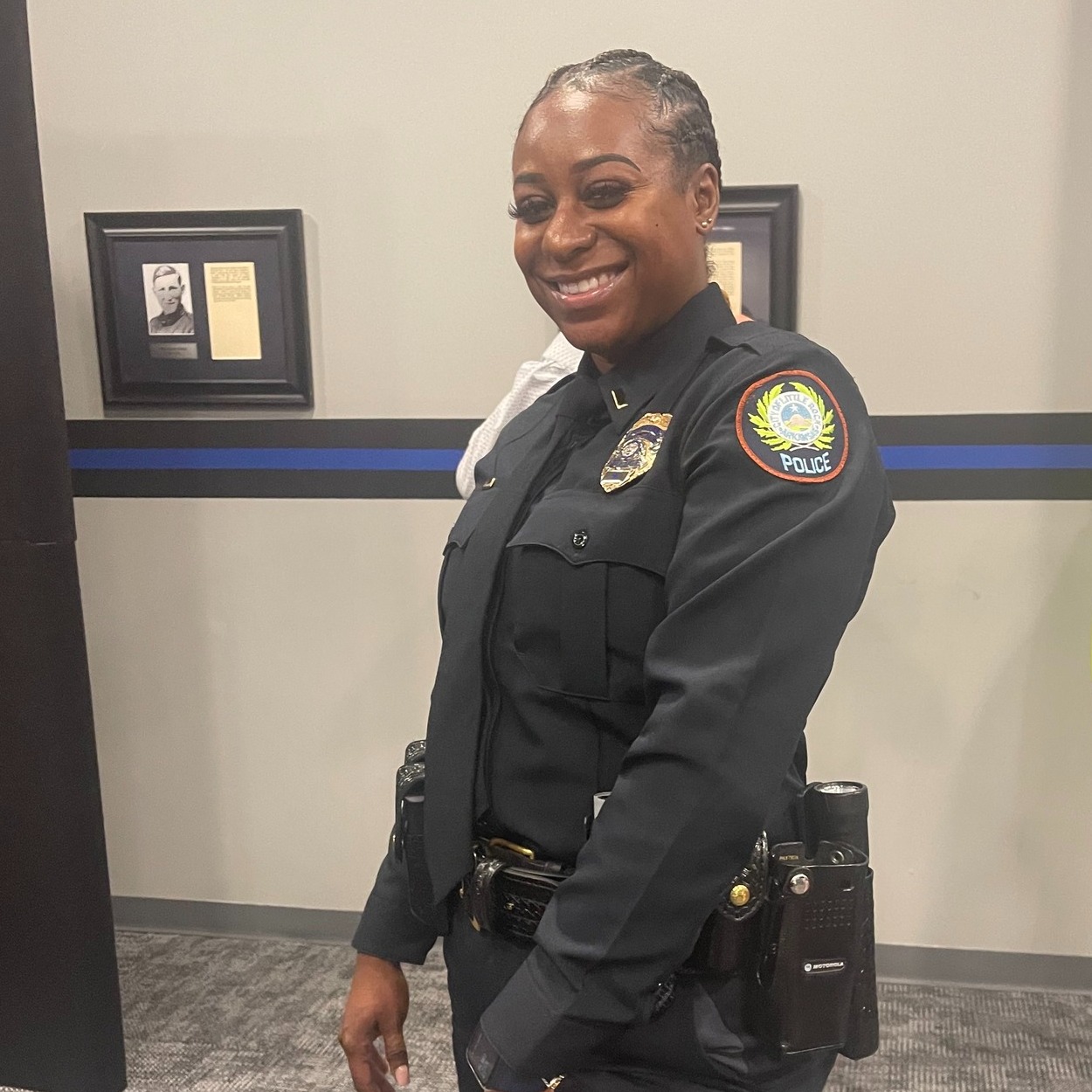 OFFICER FERRIS POLICE バッジ TEXAS This afternoon Agent Ashley Ferris was awarded the National Law
