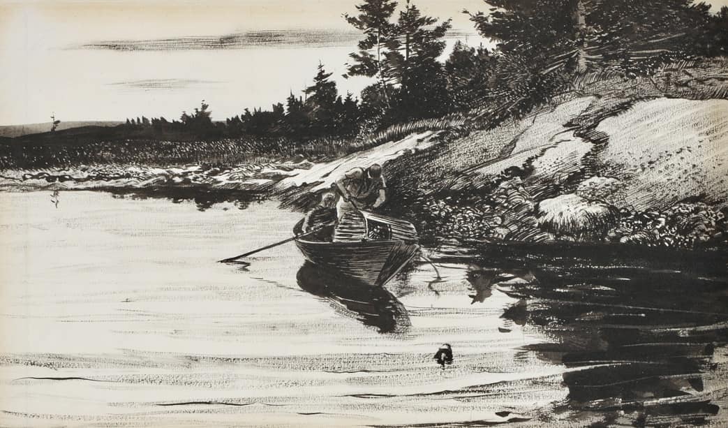Andrew Wyeth's Back Shore Artwork Auction in Japan