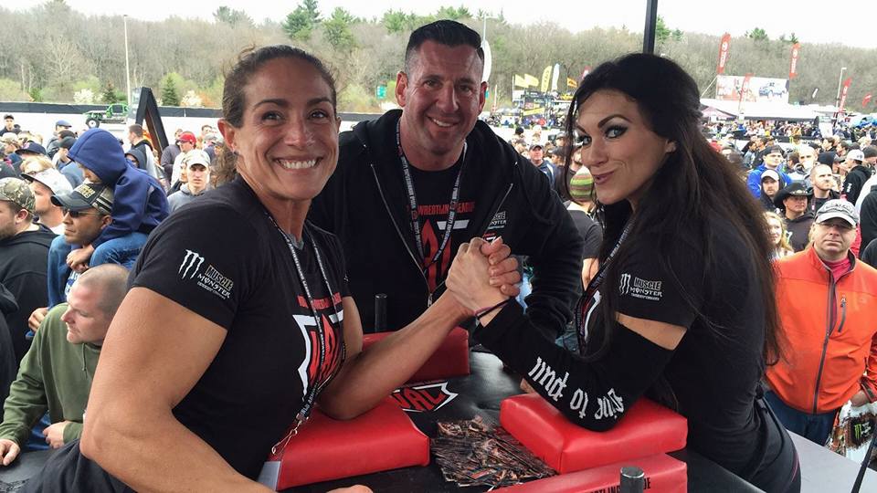 Wal arm wrestling promo! Feeling very... Christy Resendes Facebook