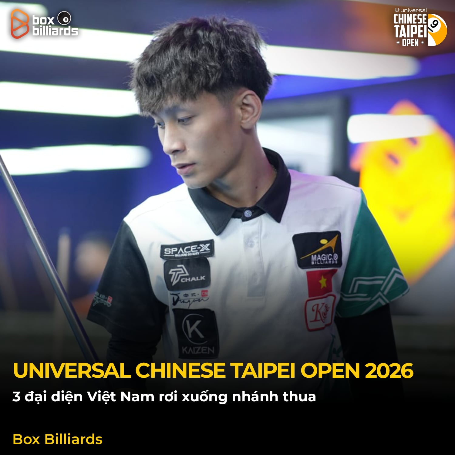 Billiards - KẾT QUẢ THI ĐẤU VÒNG 2 NHÁNH THẮNG UNIVERSAL CHINESE TAIPEI ...