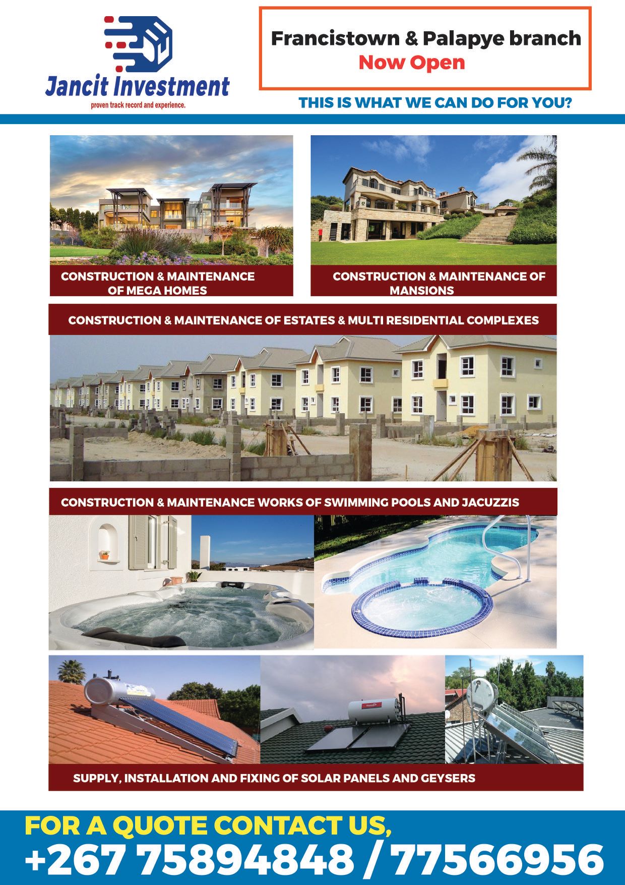 Jancit Investment | Francistown