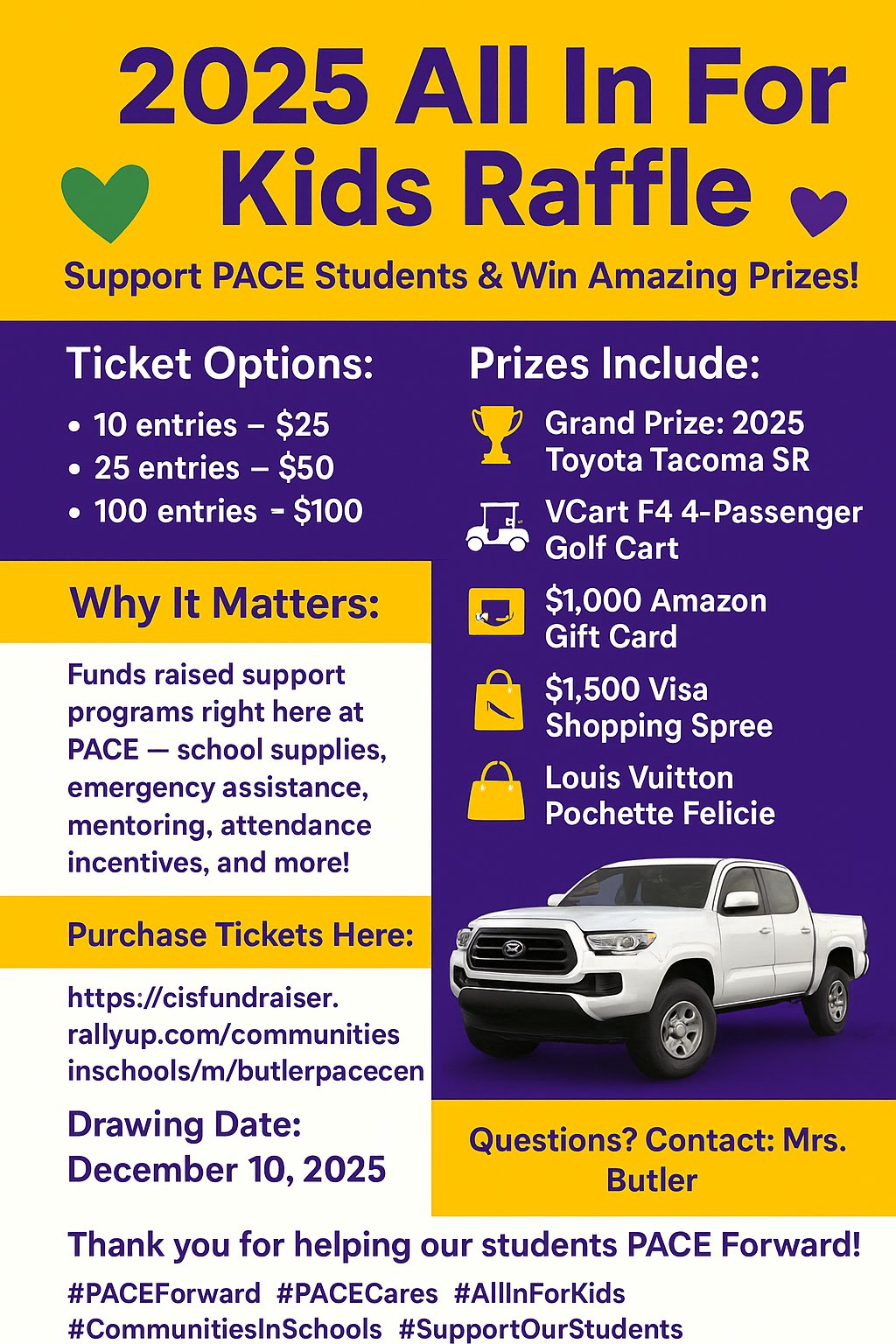 PACE - 📣 Today’s the Day – See if You’re the Winner! 🎟 The 2025 All In ...