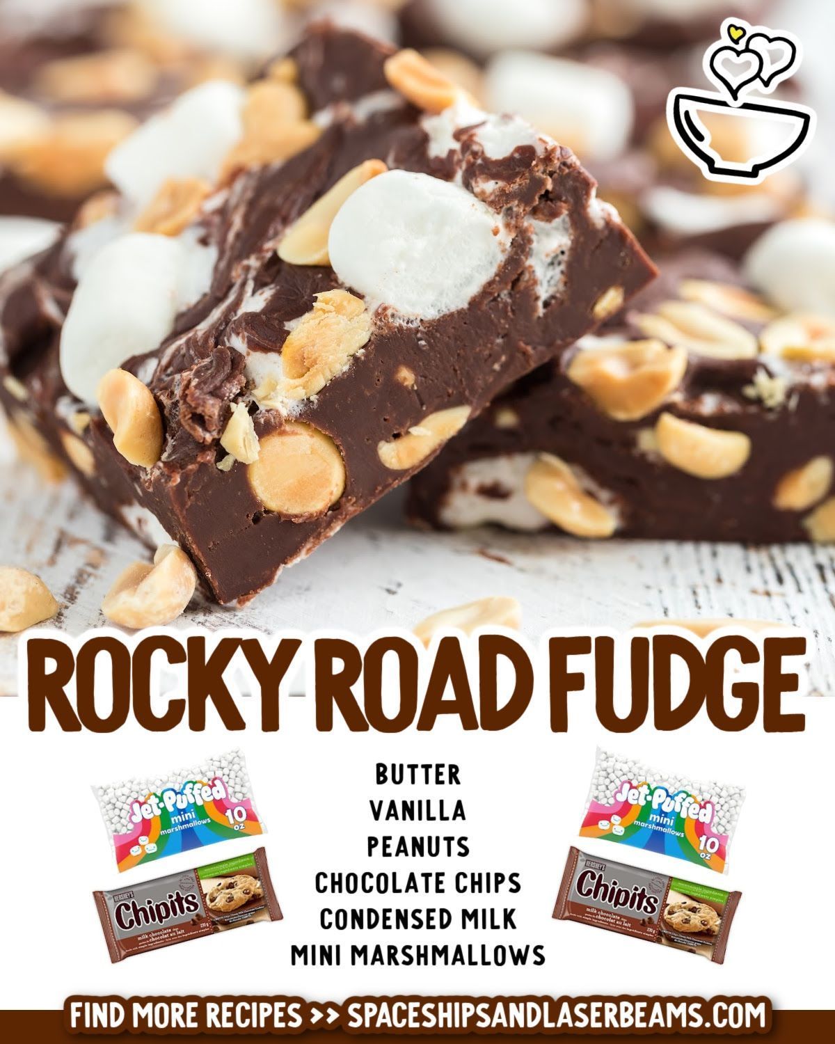 Spaceships - Rocky Road Fudge!!! RECIPE: https://buff.ly/3RlAbvf This ...