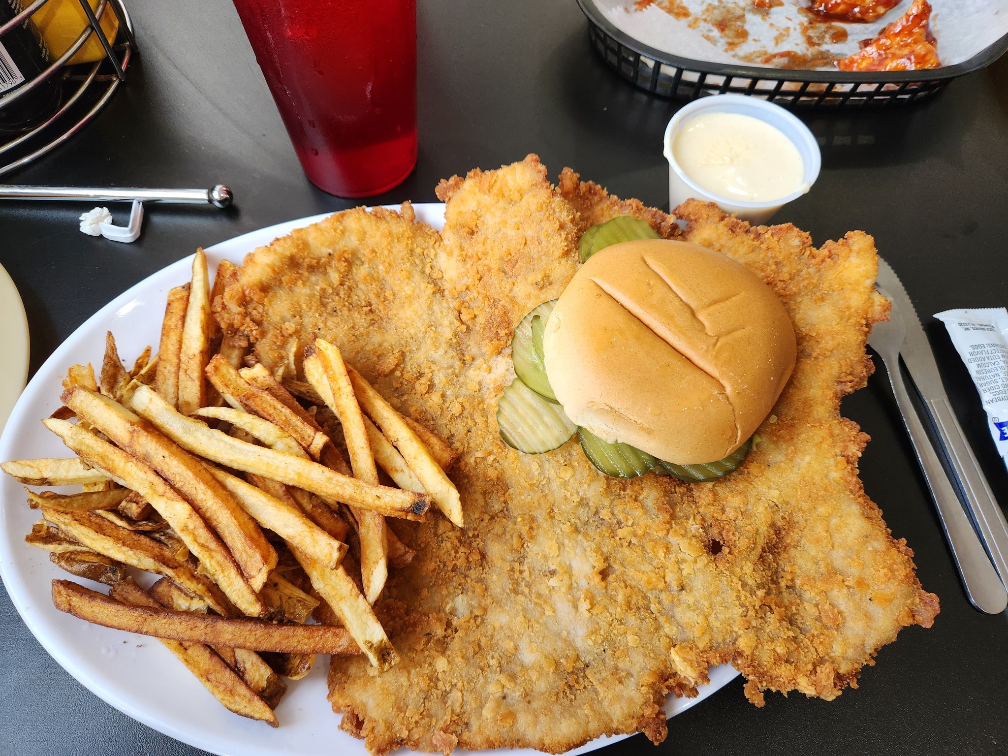 Gusto's tenderloin sandwich in Dawson IL