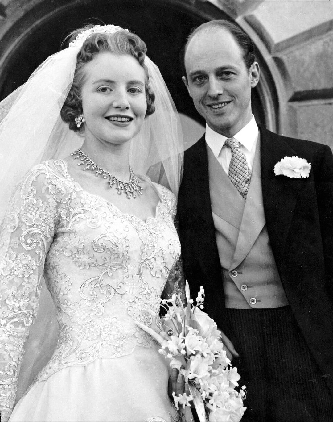 lady anne glenconner wedding dress Glenconner's 1956 by Sir Norman Hartnell lady glenconner house
