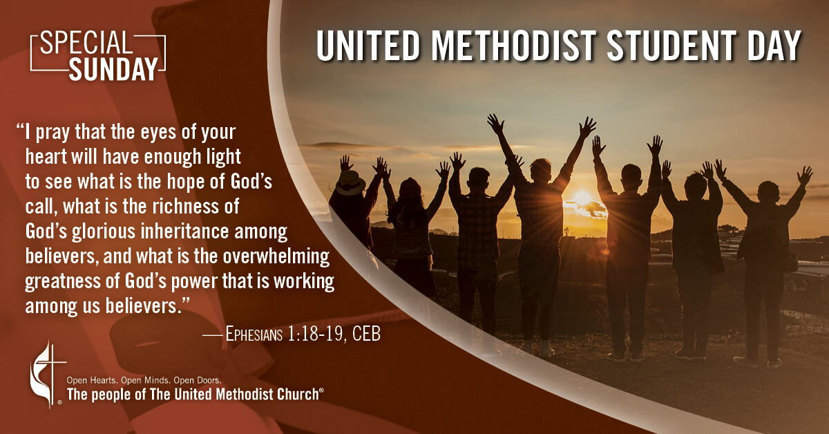 St. - Sunday, November 24th is United Methodist Student Day, the final ...