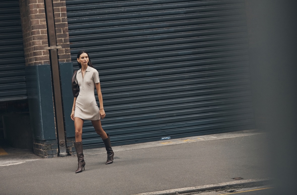 kookai knit dress Winter Rotation •• Shop the Amelia online & in boutiques #kookai skimming fit