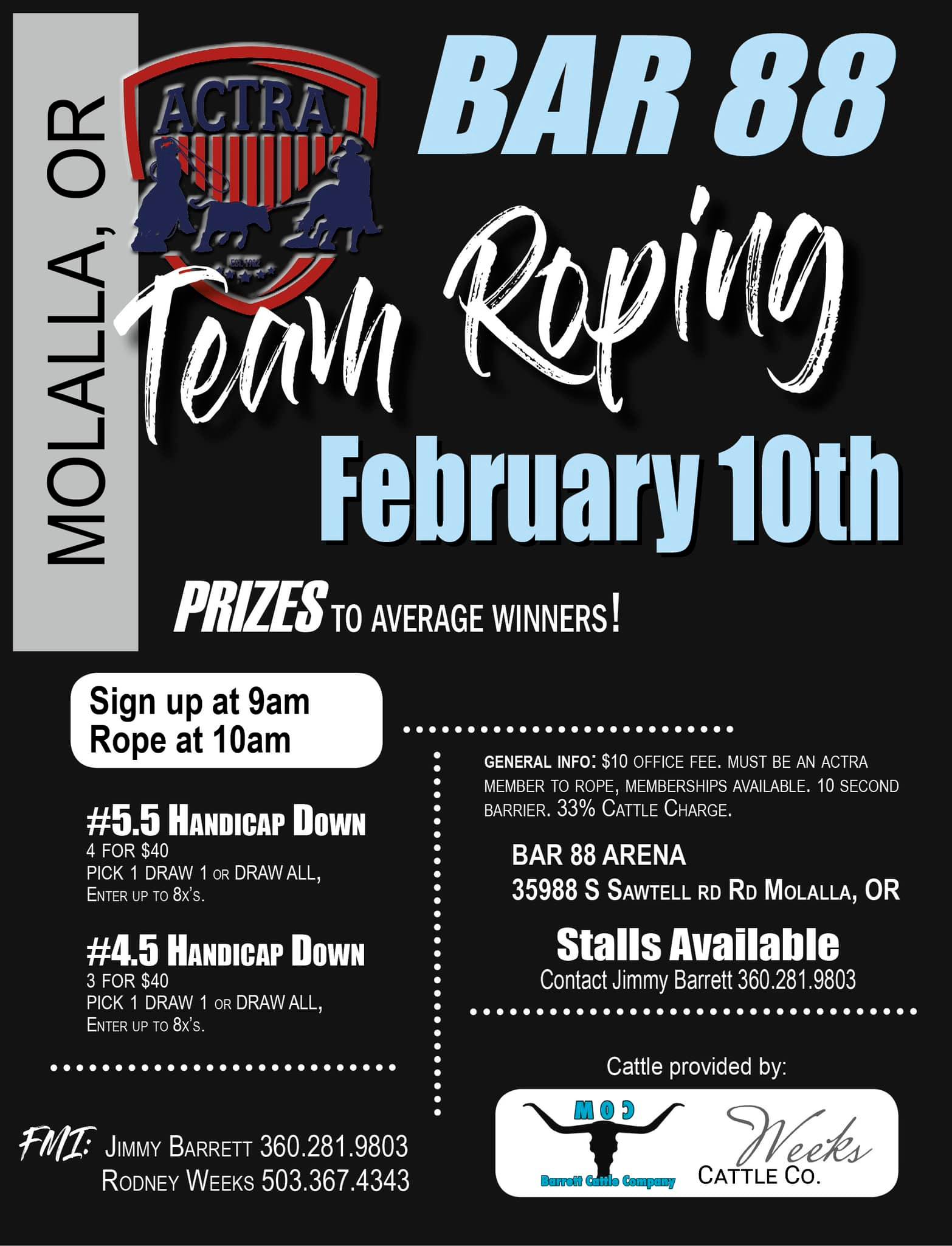 ACTRA - American Cowboys Team... - Northwest Ropers News | Facebook