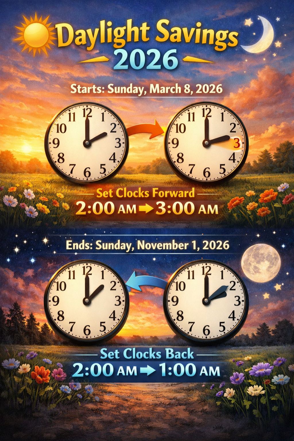 Happy - 🕒 Daylight Saving Time 2026 – Don’t Forget to Change Your ...