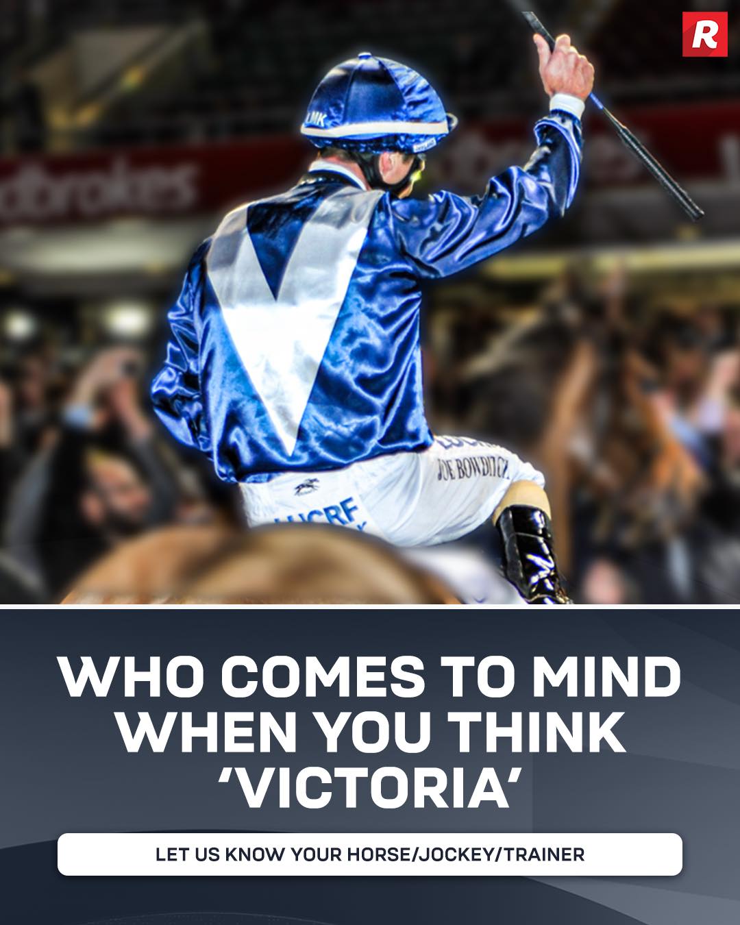 Racing.com - This is an easy one 😅 Which horse, trainer and jockey do ...