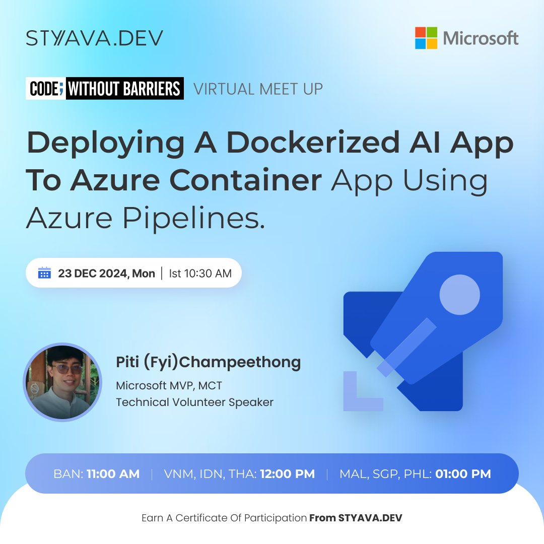 Cloud Discussions and Events - APAC | @everyone Bring your AI ...