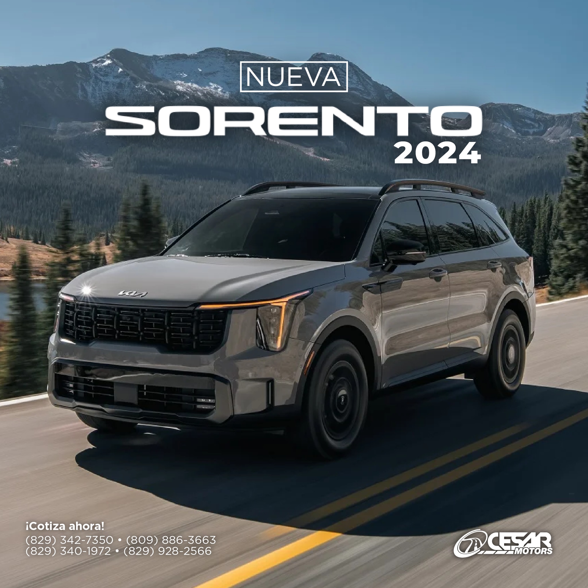 Cesar Motors - ¡La nueva Kia Sorento 2024 ya está aquí!... | Facebook