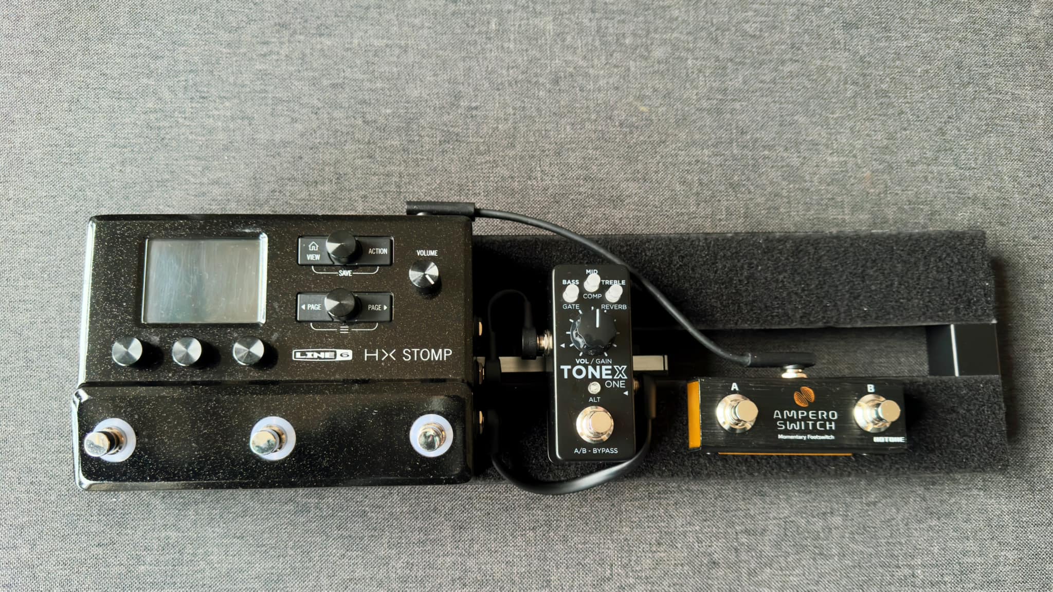 Went back to basics. The Stomp is now on a Pedaltrain Nano as a