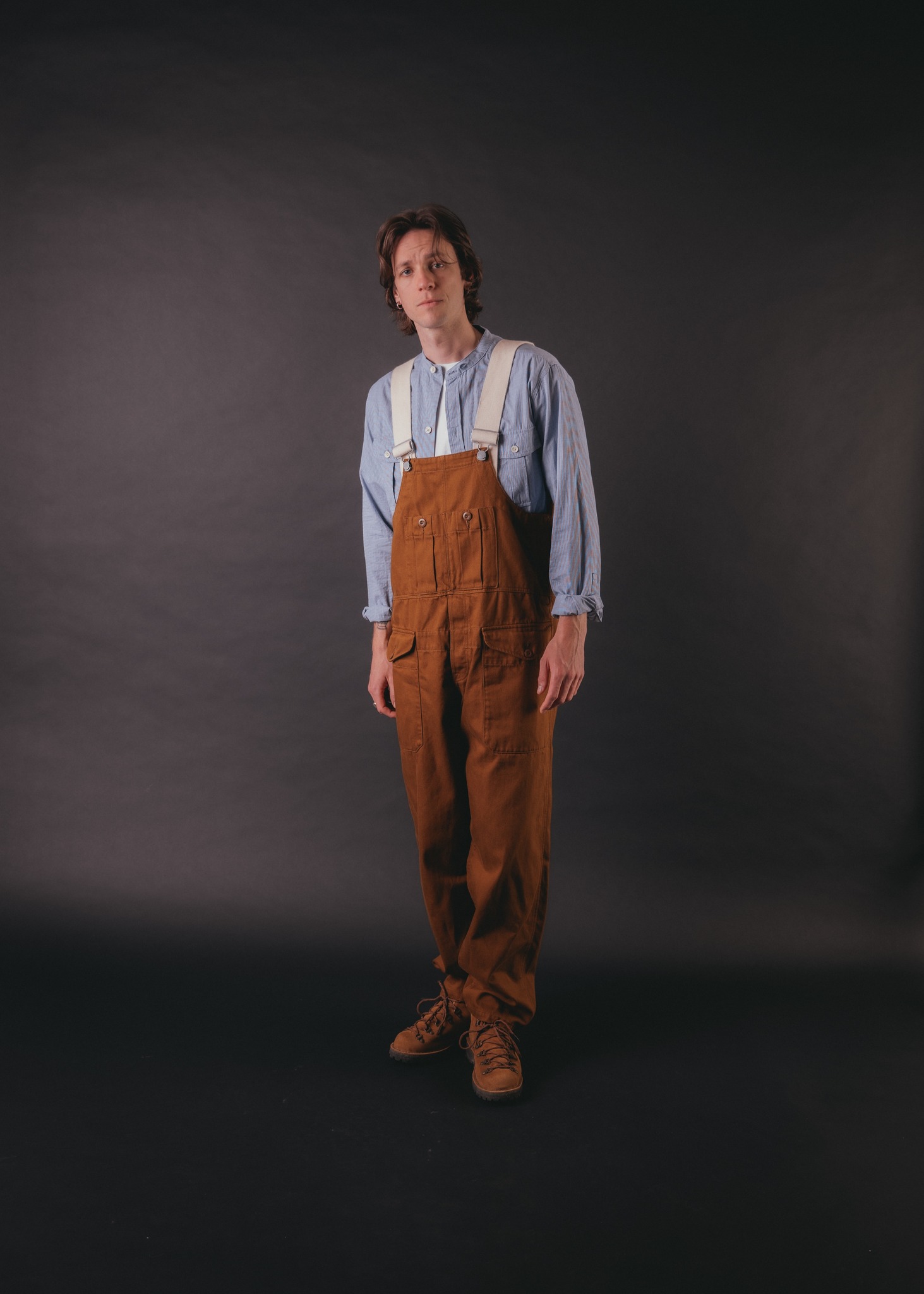 Nigel - The Lybro Railway Dungaree is a refreshed classic Cabourn