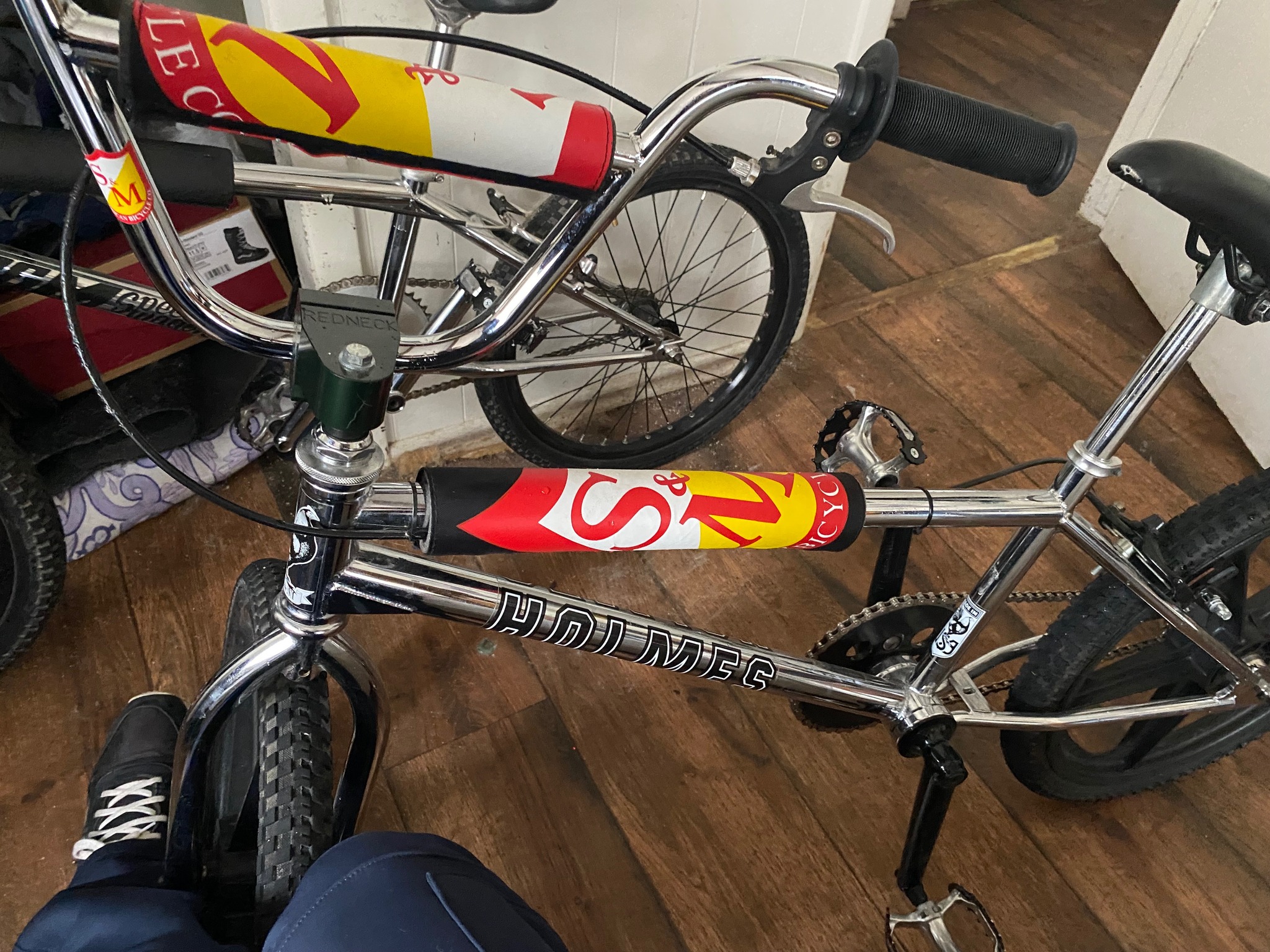 S&M BMX bike with slam bars