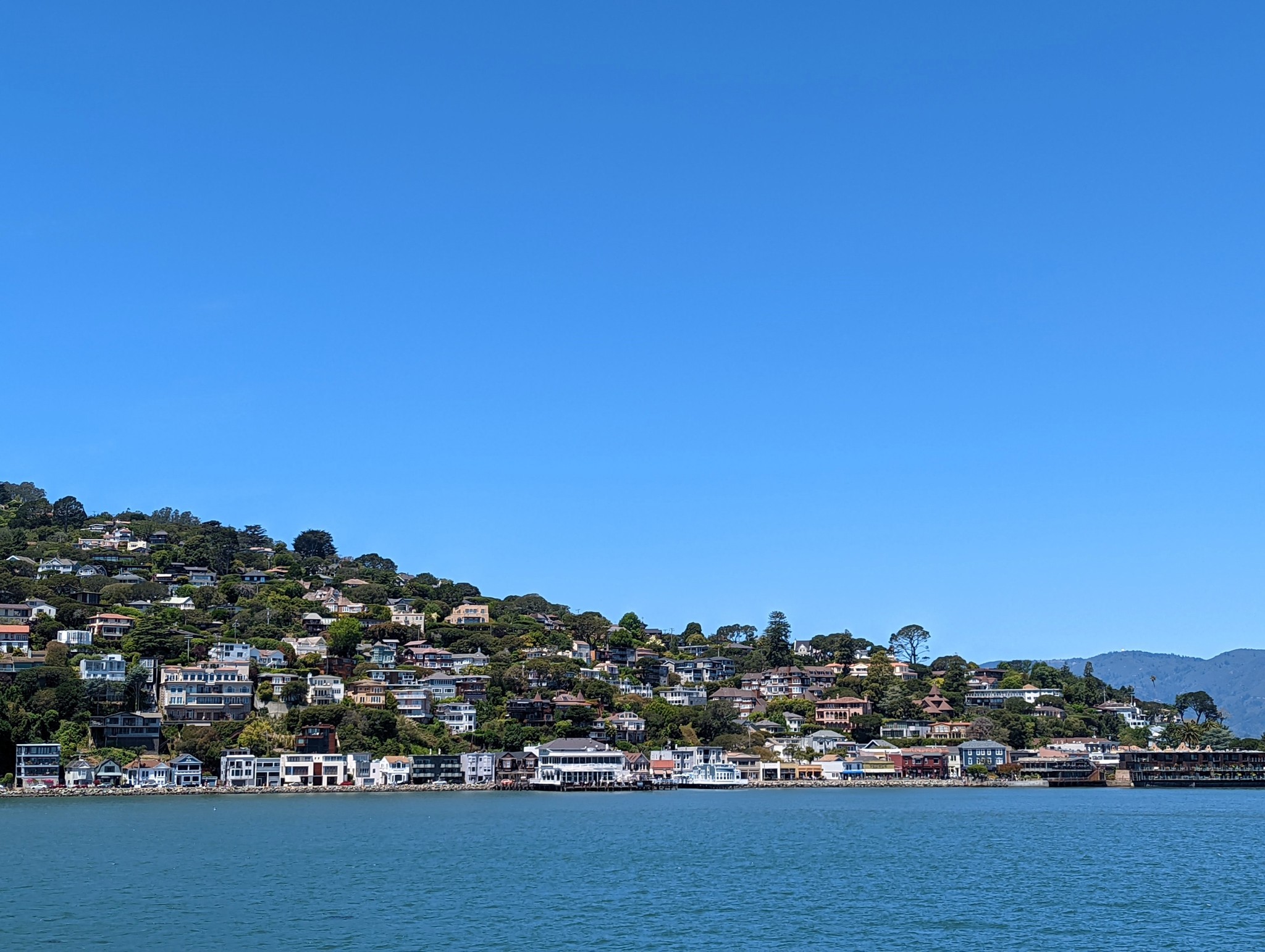 Just across the Golden Gate Strait lies Sausalito, California.