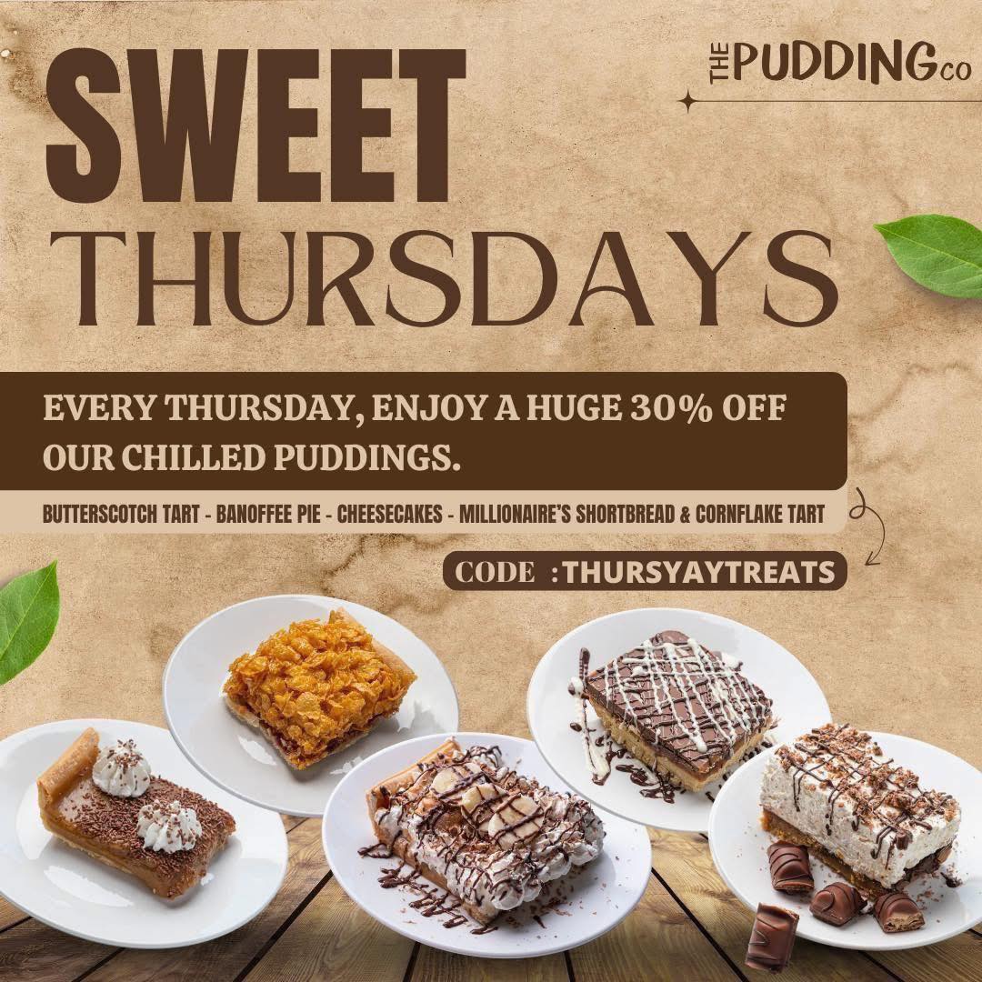 Sweet Thursdays are here! ... - The Pudding Co - Grimsby | Facebook
