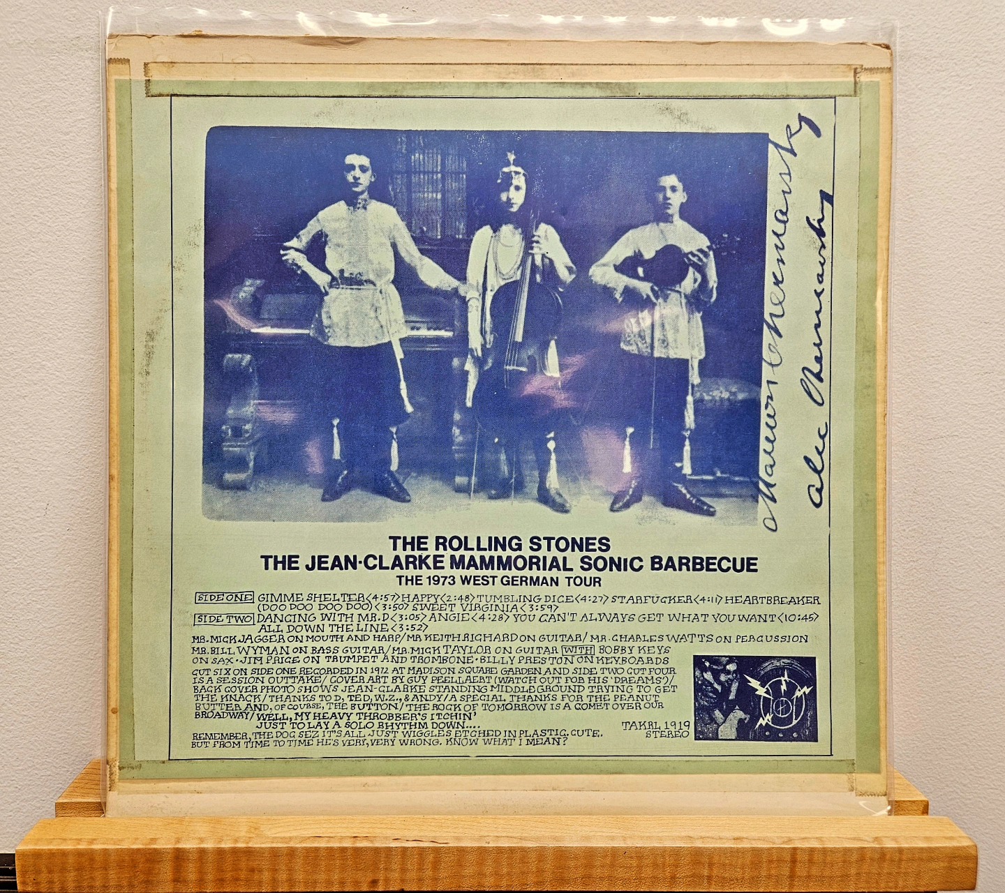 Rolling Stones • The Jean Clarke Mammorial Sonic Barbecue TAKRL 