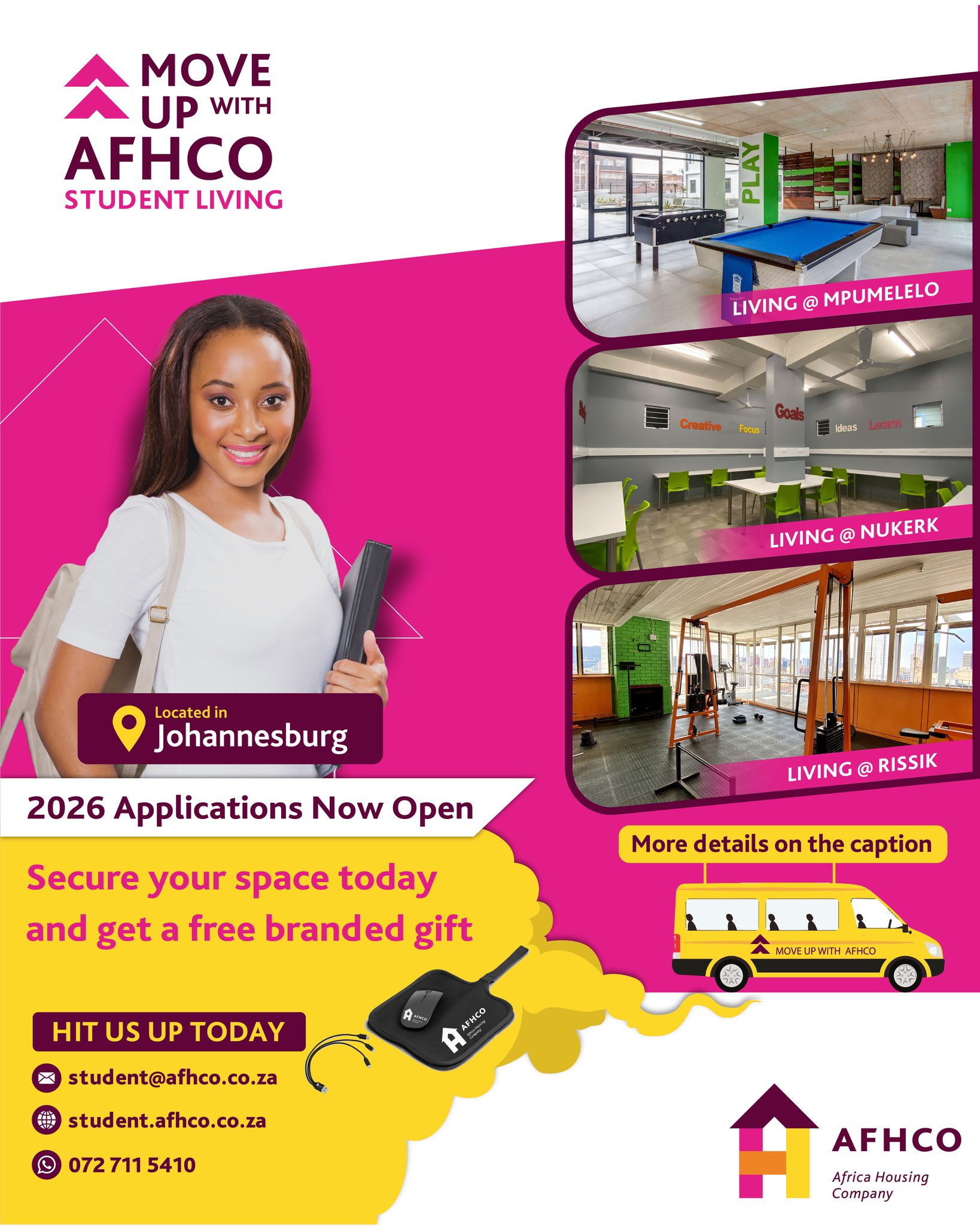 AFHCO Student Living | Johannesburg